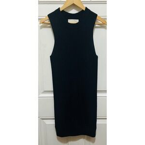 NWOT BROCHU WALKER Navy Sleeveless Knit Sweater Dress Size S